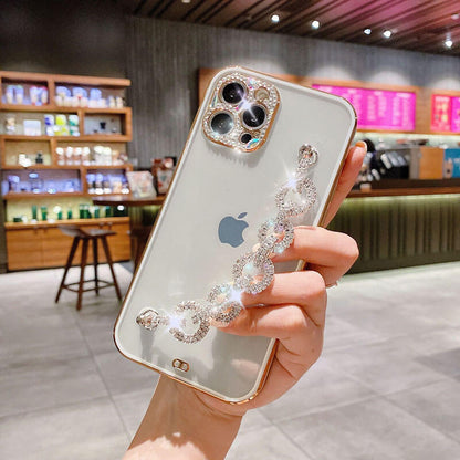 Luxury Rhinestone Bracelet - TPU iPhone Case iPhone Case