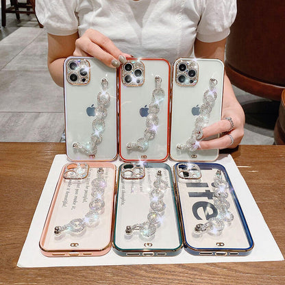 Luxury Rhinestone Bracelet - TPU iPhone Case iPhone Case
