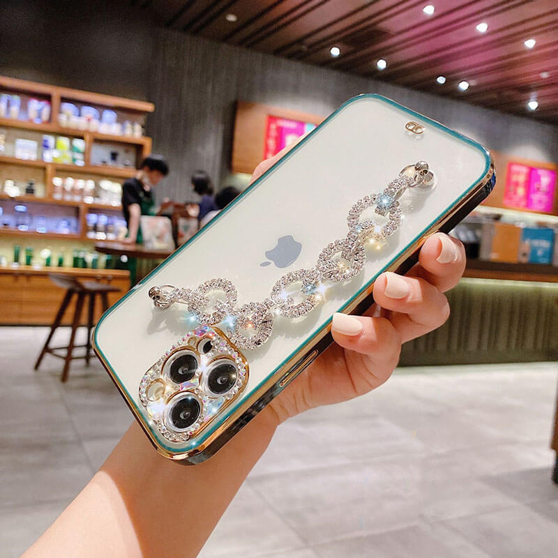 Luxury Rhinestone Bracelet - TPU iPhone Case iPhone Case