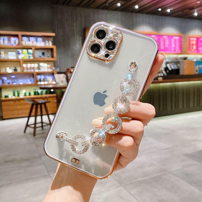 Luxury Rhinestone Bracelet - TPU iPhone Case iPhone Case