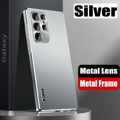 Newest Magnetic Close Aluminum Alloy Metal Case For Samsung Galaxy S23 S22 S21 Series