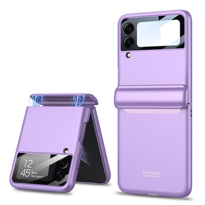 Newest Magnetic All-included Shockproof Plastic Hard Cover For Samsung Galaxy Z Flip3 Flip4 5G Samsung Cases