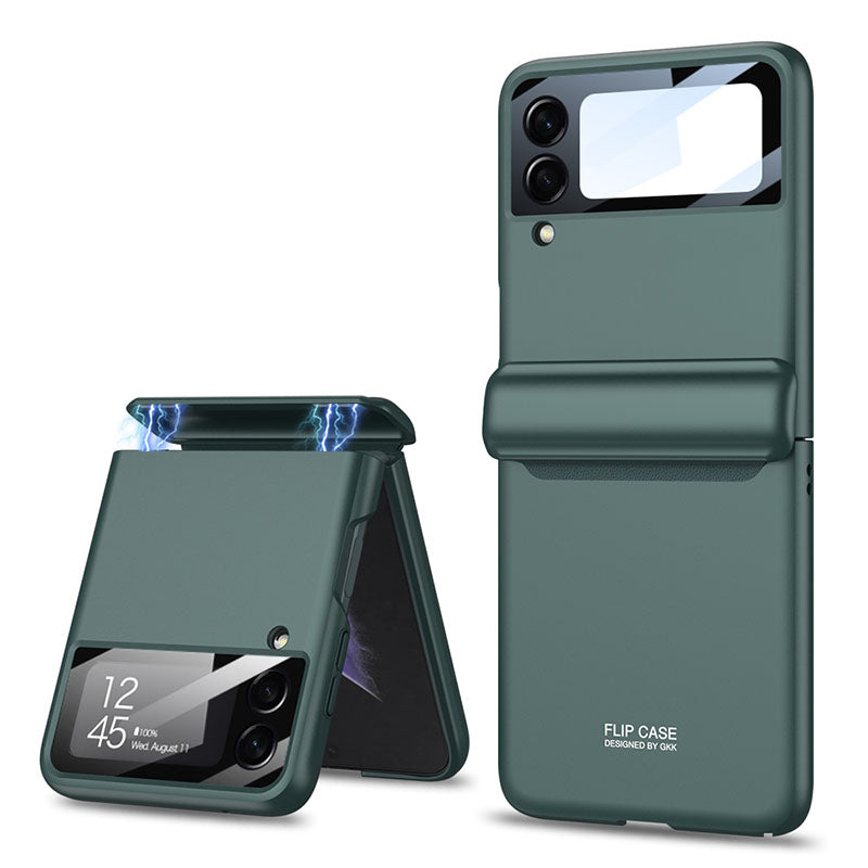 Newest Magnetic All-included Shockproof Plastic Hard Cover For Samsung Galaxy Z Flip3 Flip4 5G Samsung Cases