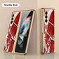 Luxury Marble Glass - Samsung Galaxy Z Fold 3 5G Phone Case Samsung Galaxy Z Fold 3 Case