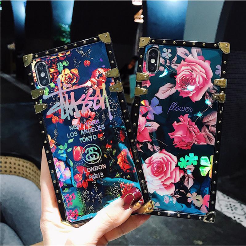Vintage Fashion Rose Phone Case For iPhone Samsung Huawei