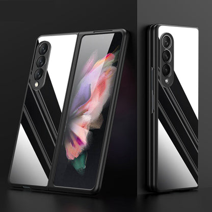 Samsung Galaxy Z Fold 3 Magnetic Brushed Metal Anti-fall Protective Cover Samsung Galaxy Z Fold 3 Case