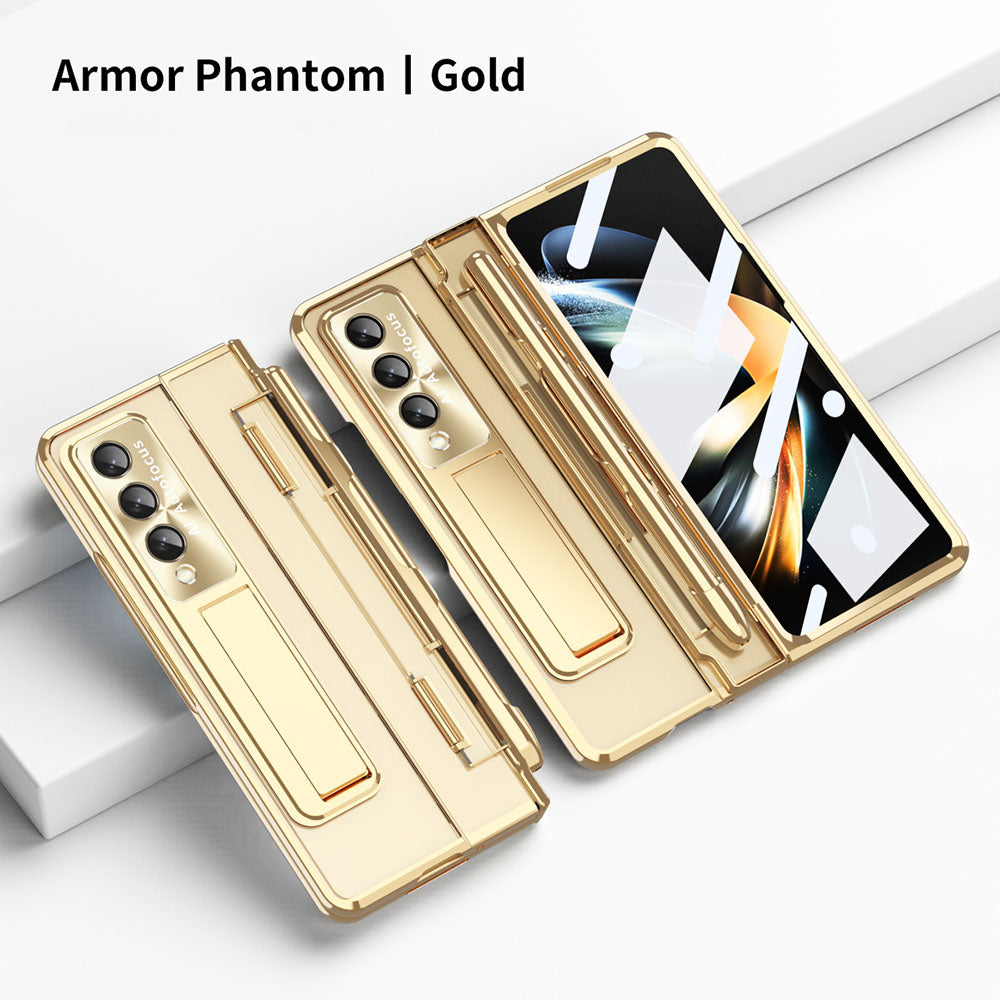 Enhanced Version of Armor Hinge Folding Shell Case For Samsung Galaxy Z Fold3 Fold4
