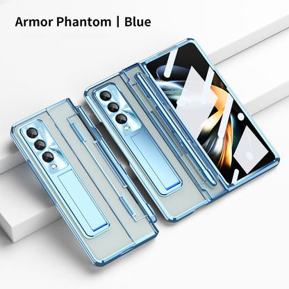 Enhanced Version of Armor Hinge Folding Shell Case For Samsung Galaxy Z Fold3 Fold4