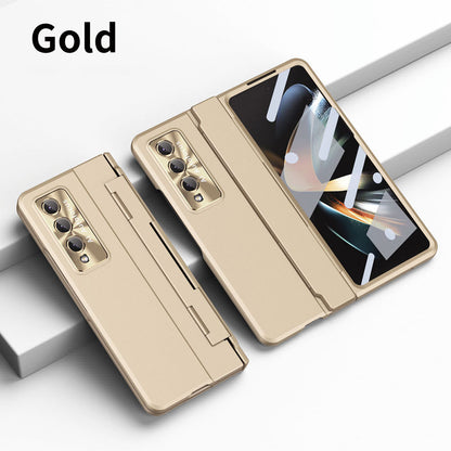 Newest Hinge All-inclusive Drop-Proof Phone Case For Samsung Galaxy Z Fold3 Fold4 5G With Screen Protector Samsung Cases