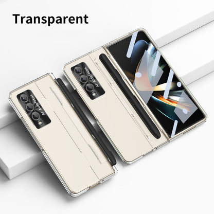 Newest Hinge All-inclusive Drop-Proof Phone Case For Samsung Galaxy Z Fold3 Fold4 5G With Screen Protector
