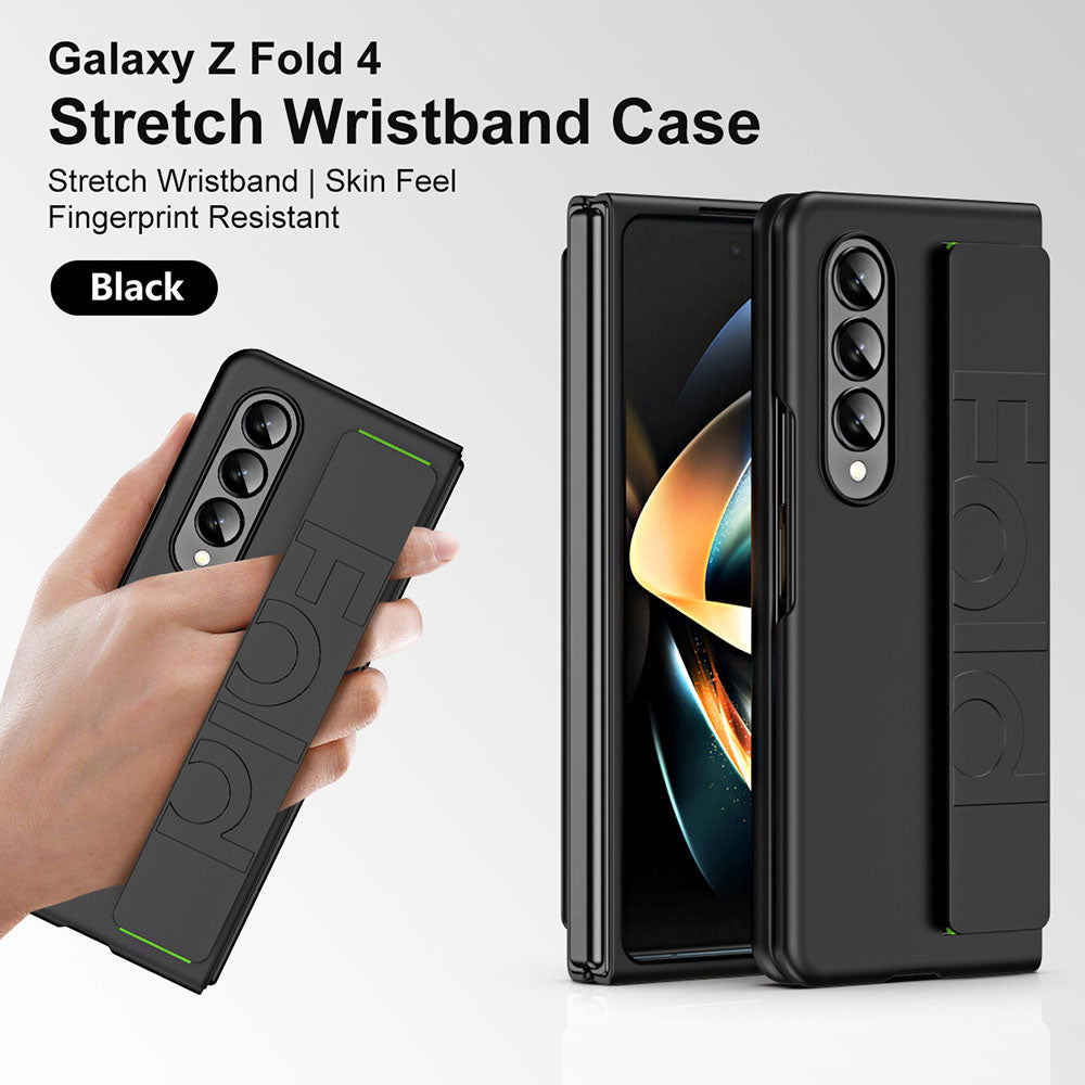 Newest Stylish Elastic Wristband Shockproof Case For Samsung Galaxy Z Fold 3 Fold 4 5G