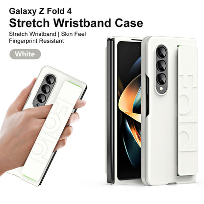 Newest Stylish Elastic Wristband Shockproof Case For Samsung Galaxy Z Fold 3 Fold 4 5G
