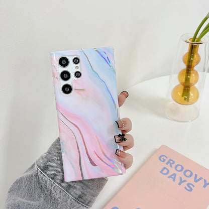 Laser Flower Pattern Protective Cover For Samsung Samsung Cases