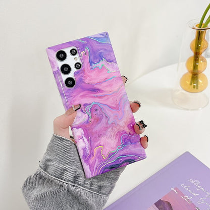 Laser Flower Pattern Protective Cover For Samsung Samsung Cases